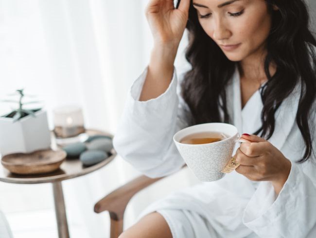 Relaxing with Tea at Spa by JW